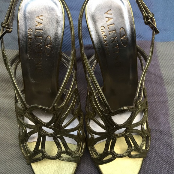 SOLD❗️❗️VALENTINO leather caged sandal high heels - Picture 4 of 16